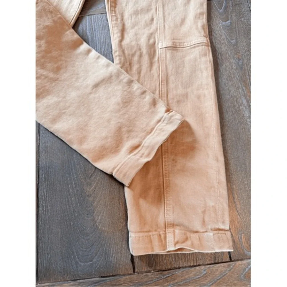 Jonathan Simkhai Standard Paperbag‎ Pants Women Tan 28 (T1)